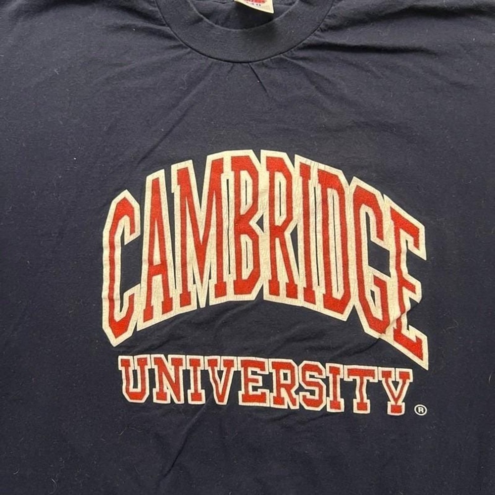 Vintage‎ Cambridge University Shirt Mens XXL Blue 1990s - Picture 2 of 8